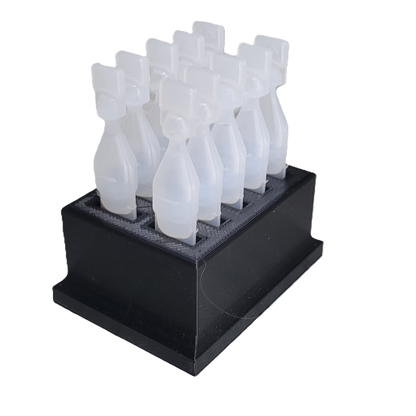 Znet3D Eye Drop Vials Holder & Storage - Single-Use Disposable Eye Drop Vials - Holds 10 Vials - Perfect to store a full package of 10 medicated vials