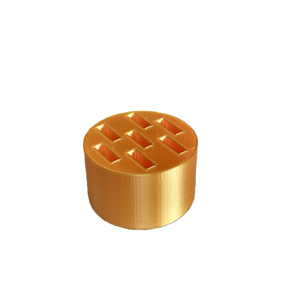 Znet3D round Eye Drop Vial Stand – Convenient, Upright Storage for Seven Vials – keep track of your daily usage