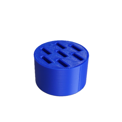 Znet3D round Eye Drop Vial Stand – Convenient, Upright Storage for Seven Vials – keep track of your daily usage