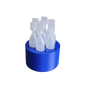 Znet3D round Eye Drop Vial Stand – Convenient, Upright Storage for Seven Vials – keep track of your daily usage