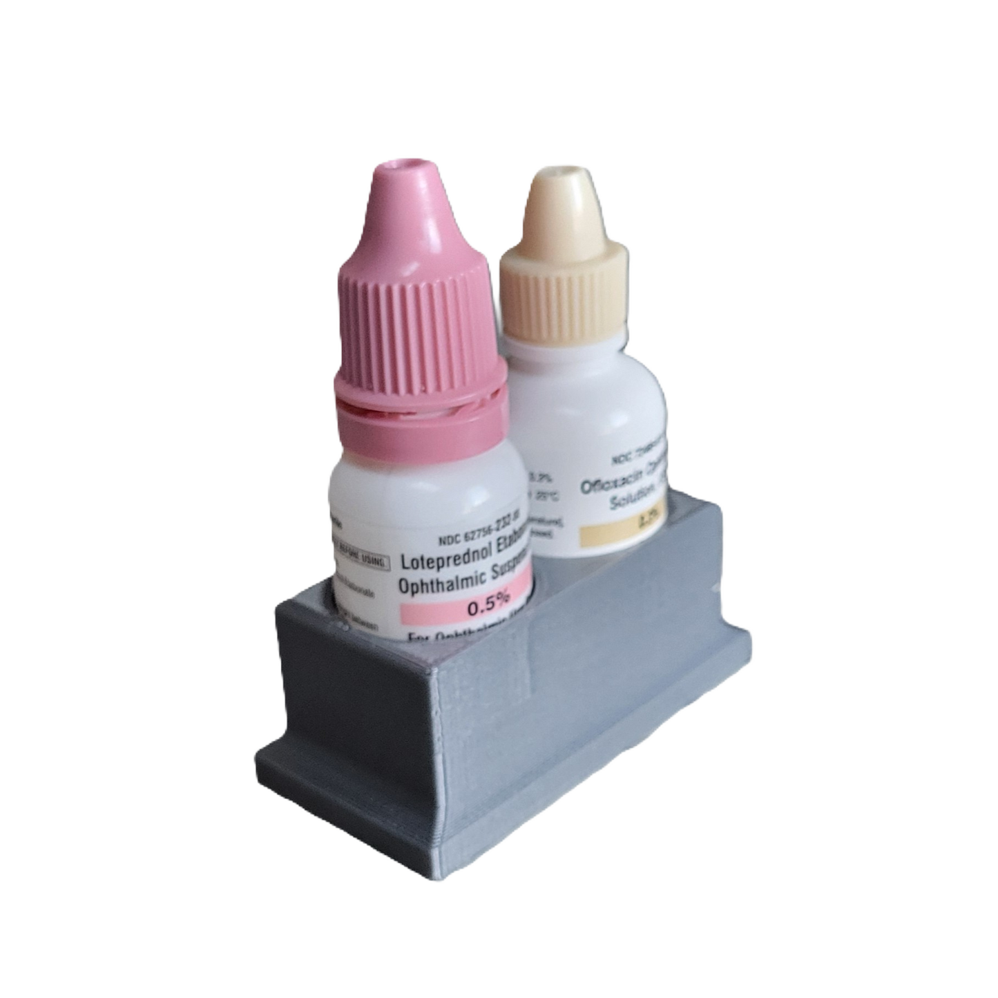 Znet3D Eye Drop Bottle Organizer, 2-Slot Stand