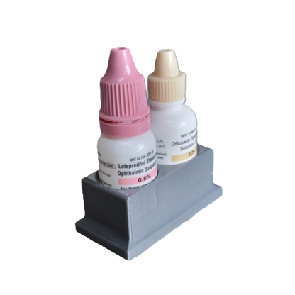 Znet3D Eye Drop Bottle Organizer, 2-Slot Stand