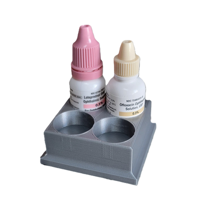 Znet3D Eye Drop Bottles Organizer & Storage – 4-Slot Holder