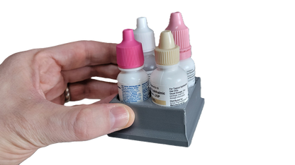 Znet3D Eye Drop Bottles Organizer & Storage – 4-Slot Holder