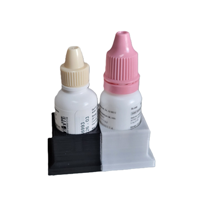 Eye Drops Organizer and Tracker, AM/PM 2 Slot Holder