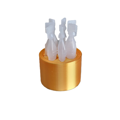 Znet3D Eye Drop Vial Holder – Compact & Upright Storage for Seven Vials – Keep Your Eye Drops Organized & Easily Accessible – Space-Saving Star Design