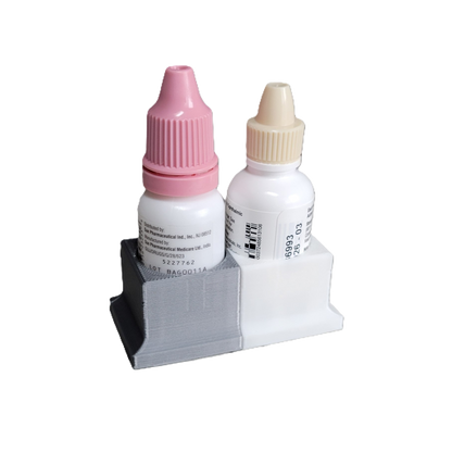 Eye Drops Organizer and Tracker, AM/PM 2 Slot Holder