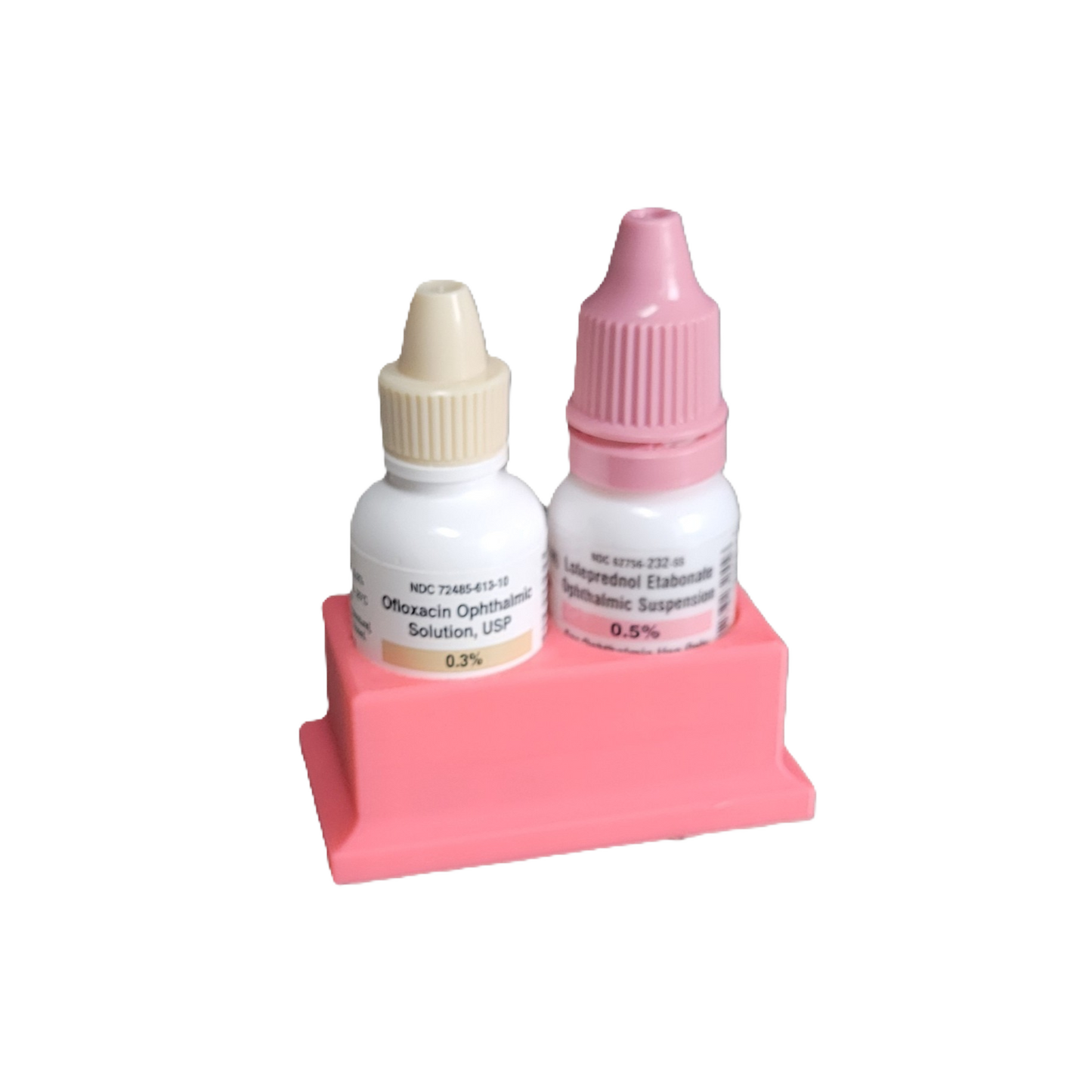 Znet3D Eye Drop Bottle Organizer, 2-Slot Stand