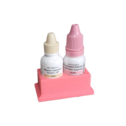 Znet3D Eye Drop Bottle Organizer, 2-Slot Stand