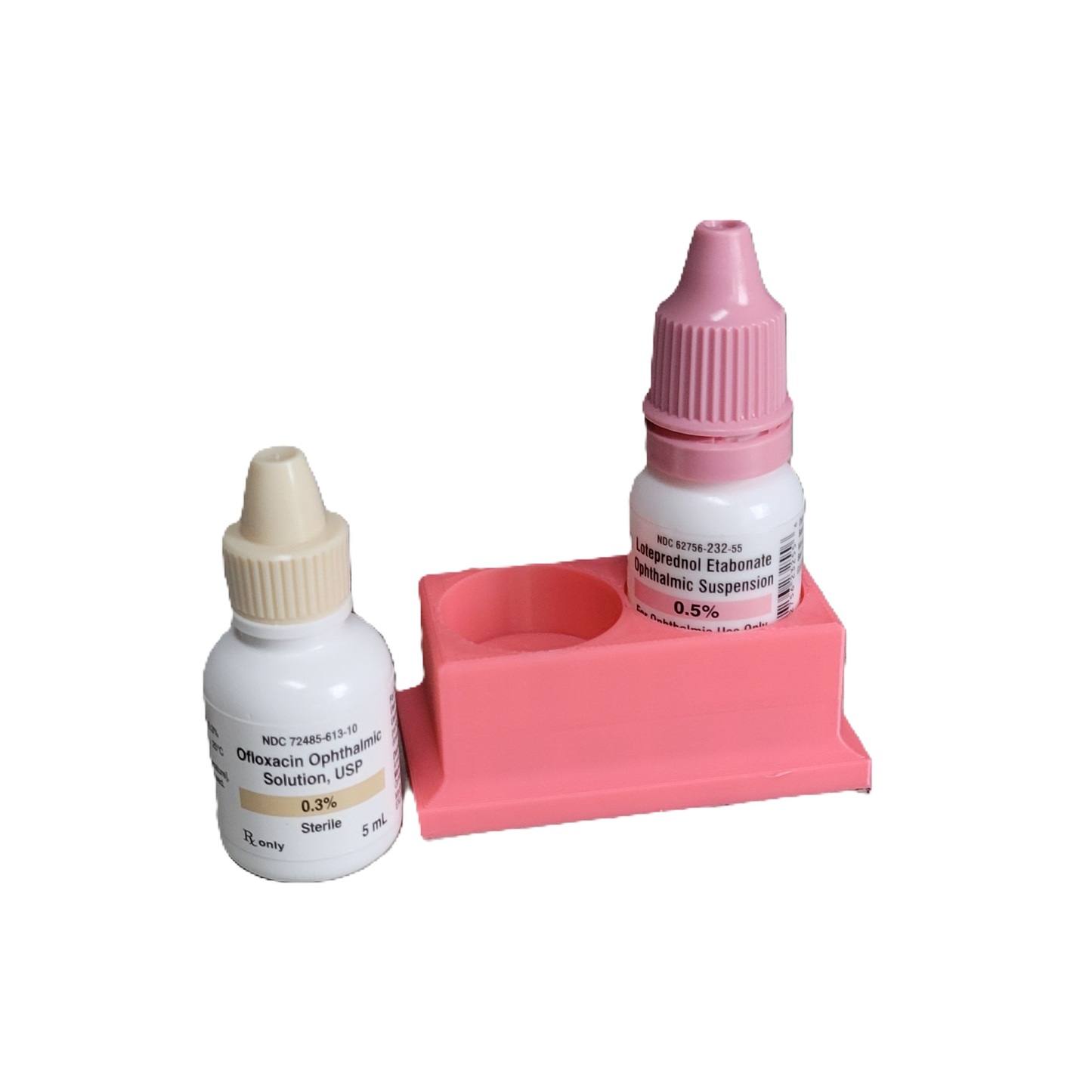 Znet3D Eye Drop Bottle Organizer, 2-Slot Stand