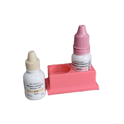Znet3D Eye Drop Bottle Organizer, 2-Slot Stand