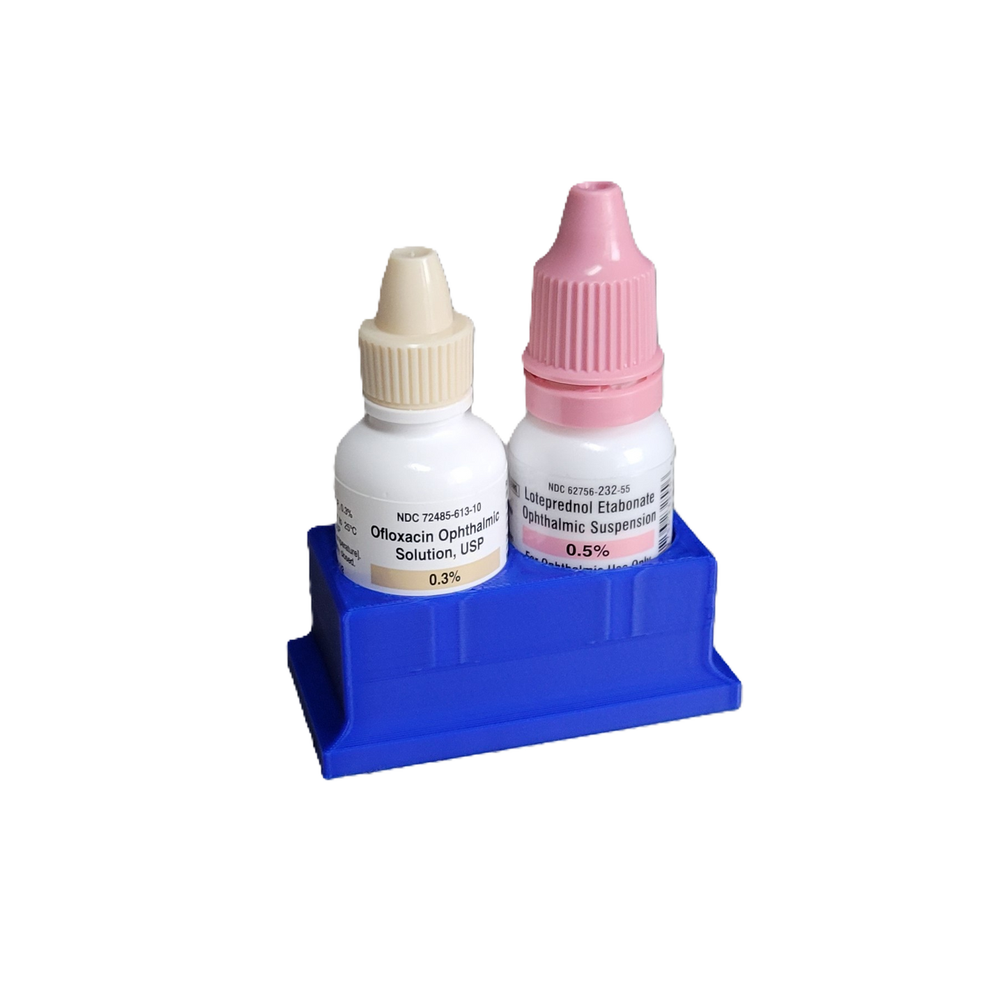 Znet3D Eye Drop Bottle Organizer, 2-Slot Stand