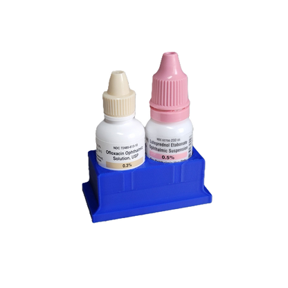 Znet3D Eye Drop Bottle Organizer, 2-Slot Stand