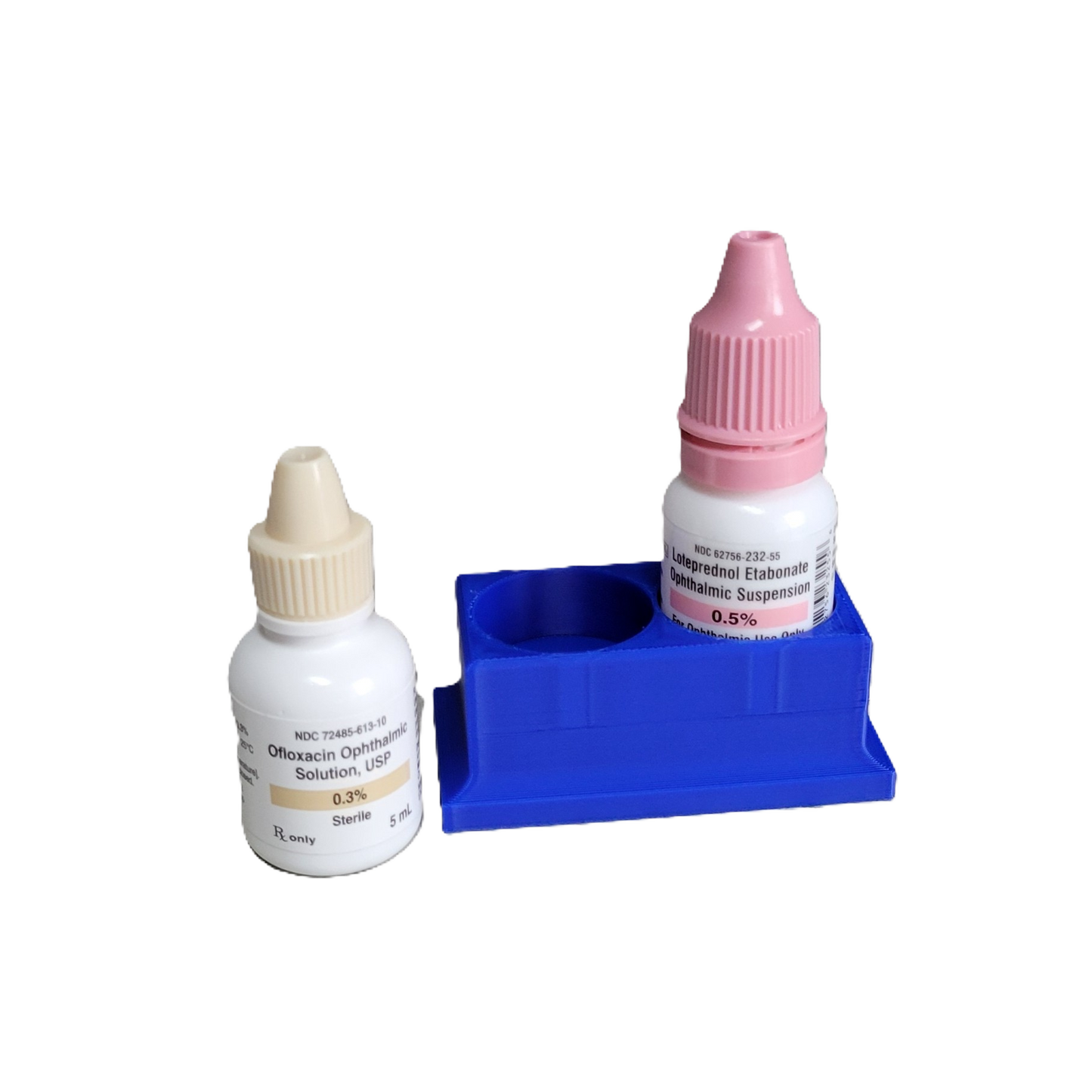 Znet3D Eye Drop Bottle Organizer, 2-Slot Stand