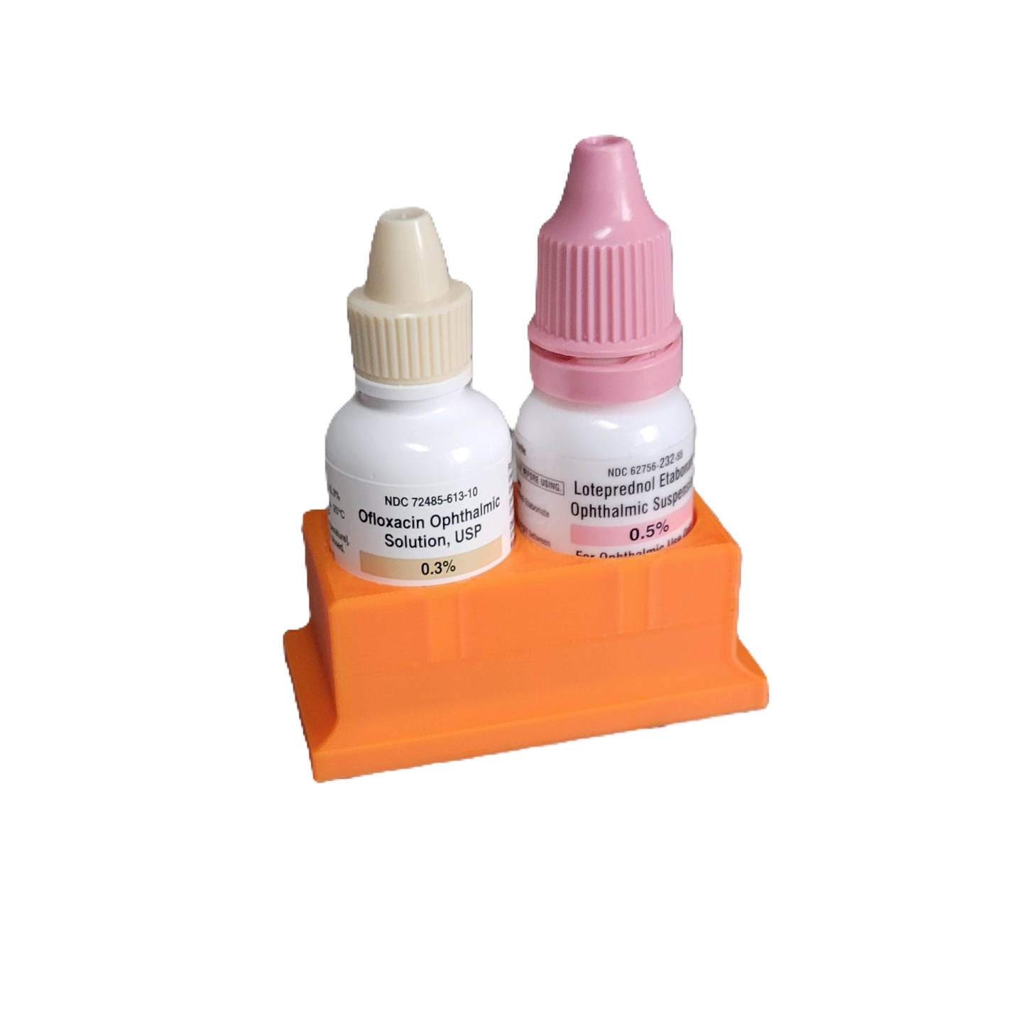Znet3D Eye Drop Bottle Organizer, 2-Slot Stand