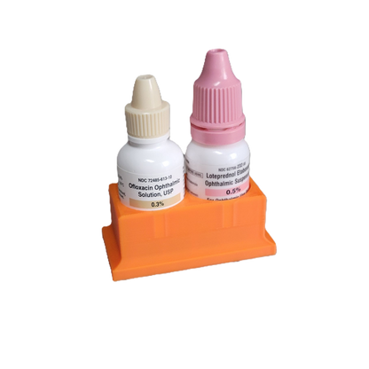 Znet3D Eye Drop Bottle Organizer, 2-Slot Stand