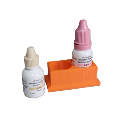 Znet3D Eye Drop Bottle Organizer, 2-Slot Stand