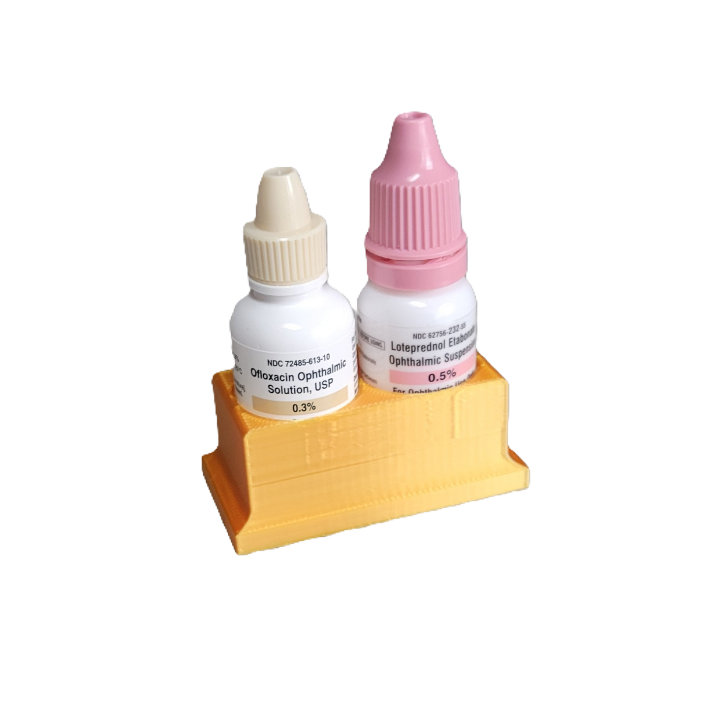 Znet3D Eye Drop Bottle Organizer, 2-Slot Stand