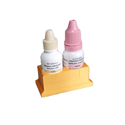 Znet3D Eye Drop Bottle Organizer, 2-Slot Stand
