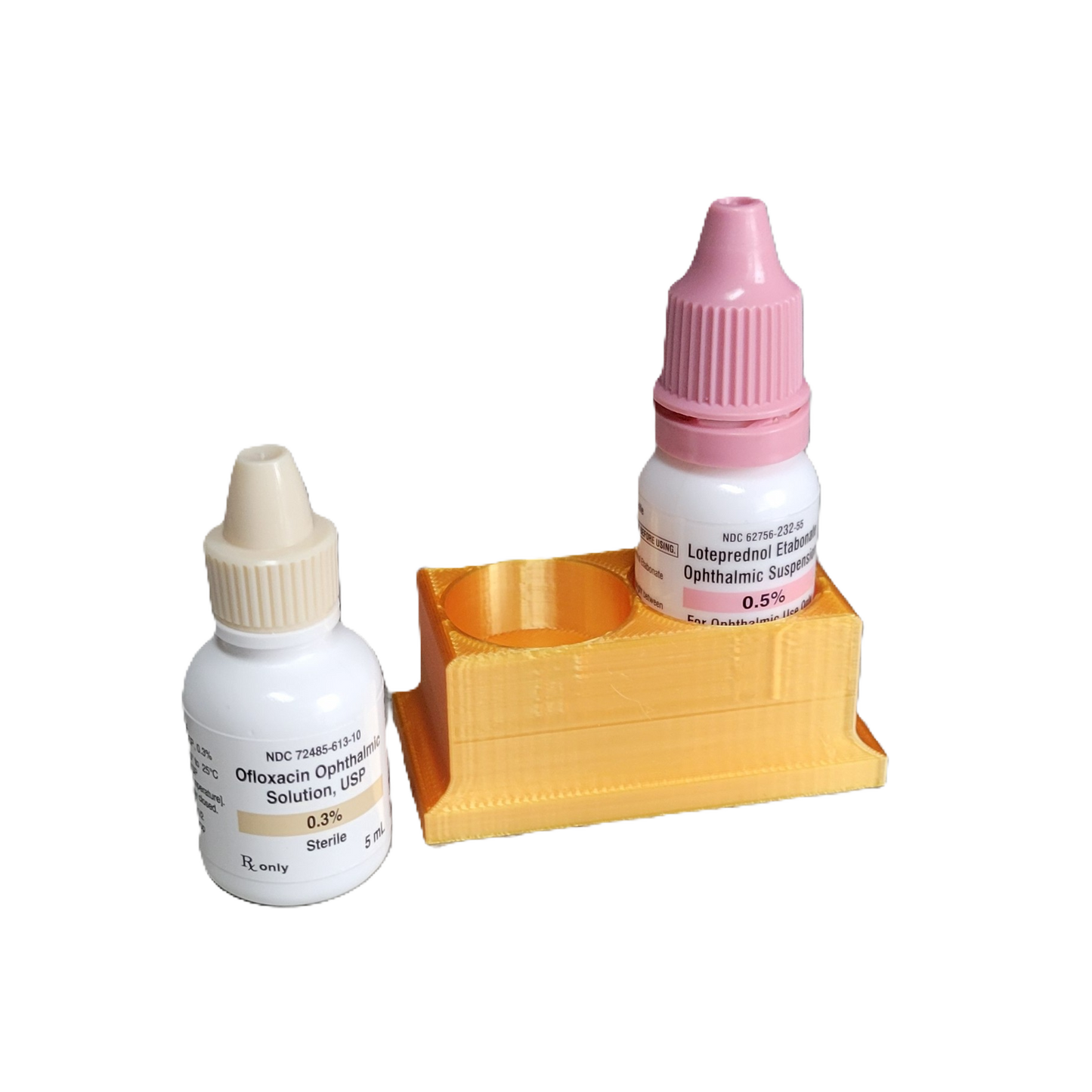 Znet3D Eye Drop Bottle Organizer, 2-Slot Stand