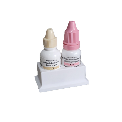Znet3D Eye Drop Bottle Organizer, 2-Slot Stand
