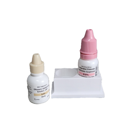 Znet3D Eye Drop Bottle Organizer, 2-Slot Stand