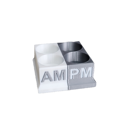 Znet3D Eye Drops Bottle Organizer & Tracker – AM/PM 4-Slot
