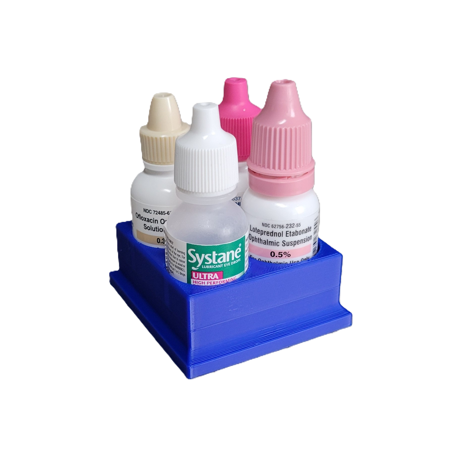 Znet3D Eye Drop Bottles Organizer & Storage – 4-Slot Holder