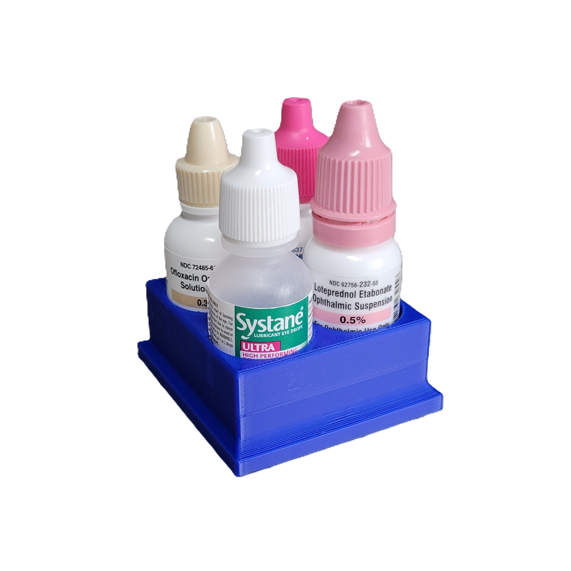 Znet3D Eye Drop Bottles Organizer & Storage – 4-Slot Holder
