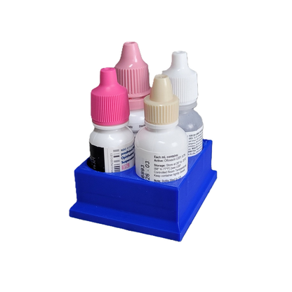 Znet3D Eye Drop Bottles Organizer & Storage – 4-Slot Holder