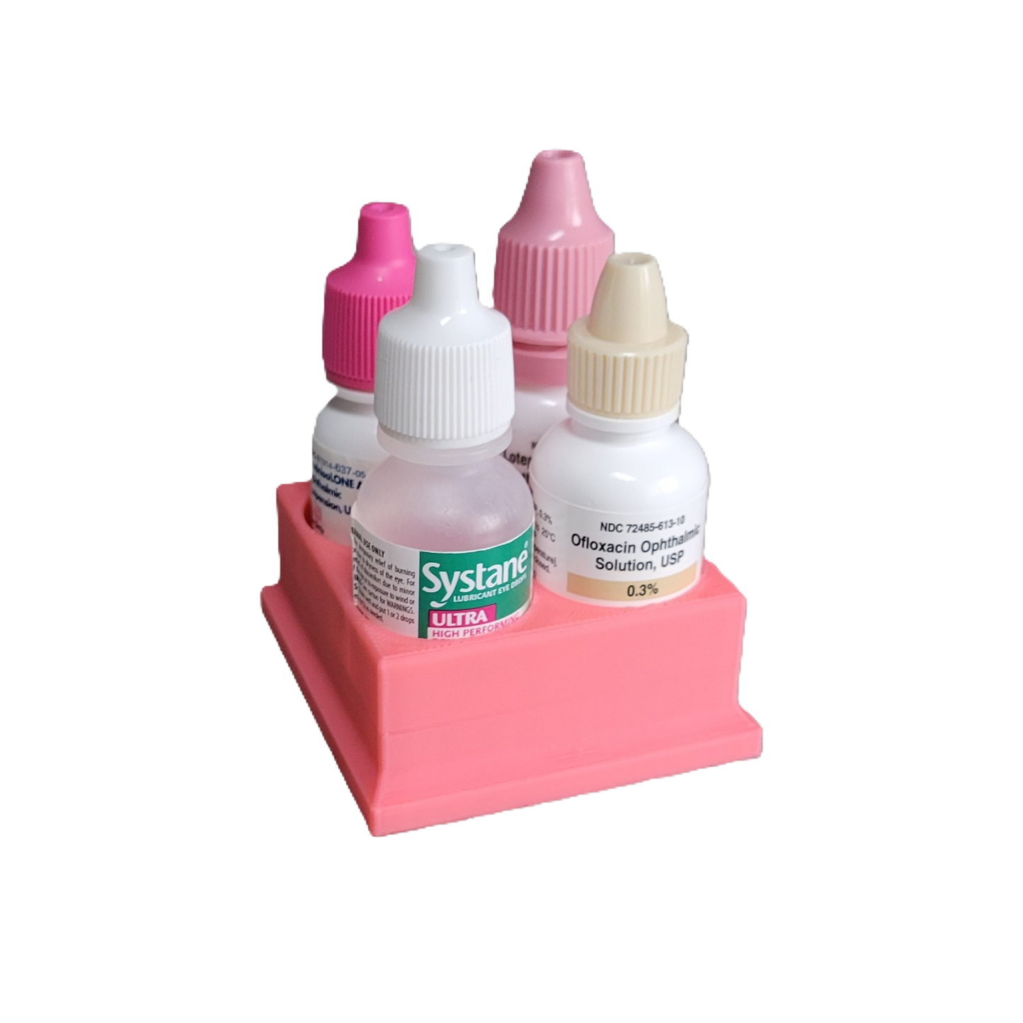 Znet3D Eye Drop Bottles Organizer & Storage – 4-Slot Holder
