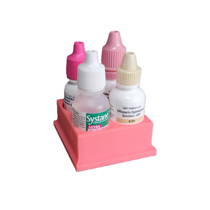 Znet3D Eye Drop Bottles Organizer & Storage – 4-Slot Holder