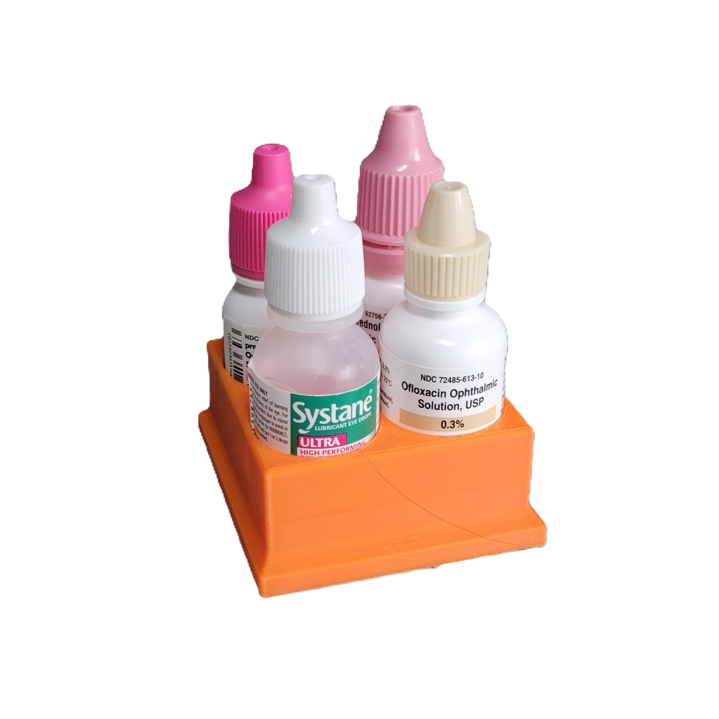 Znet3D Eye Drop Bottles Organizer & Storage – 4-Slot Holder