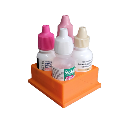 Znet3D Eye Drop Bottles Organizer & Storage – 4-Slot Holder
