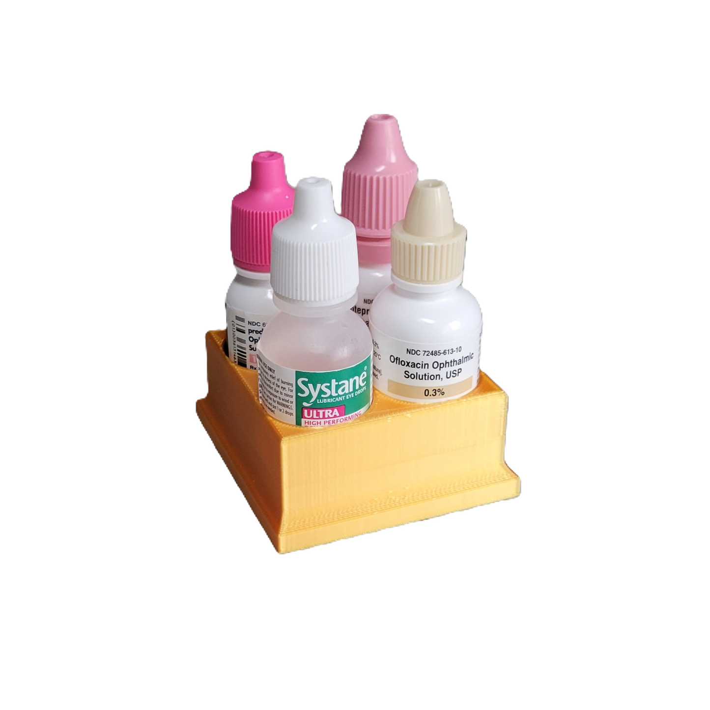 Znet3D Eye Drop Bottles Organizer & Storage – 4-Slot Holder