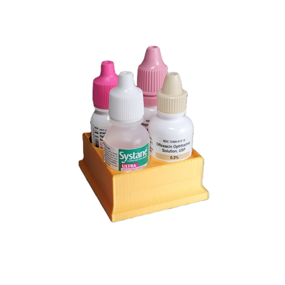 Znet3D Eye Drop Bottles Organizer & Storage – 4-Slot Holder