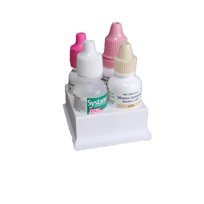 Znet3D Eye Drop Bottles Organizer & Storage – 4-Slot Holder