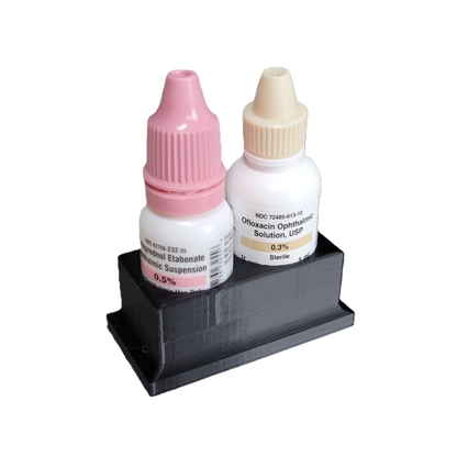 Znet3D Eye Drop Bottle Organizer, 2-Slot Stand