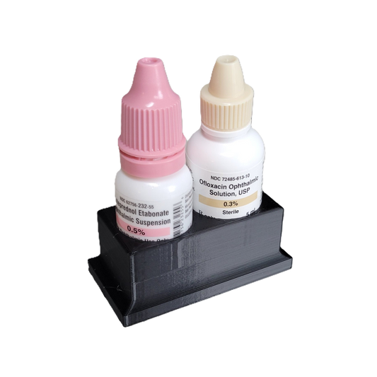 Znet3D Eye Drop Bottle Organizer, 2-Slot Stand