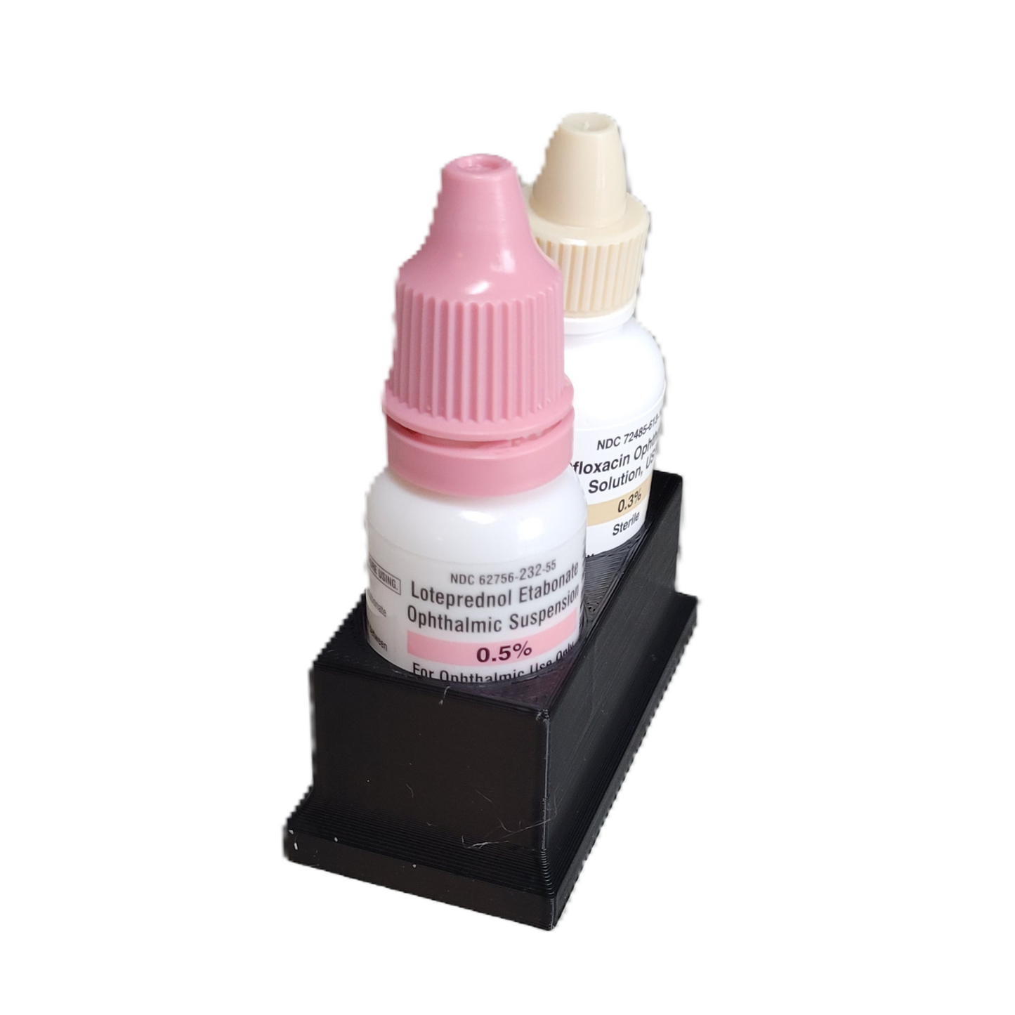 Znet3D Eye Drop Bottle Organizer, 2-Slot Stand