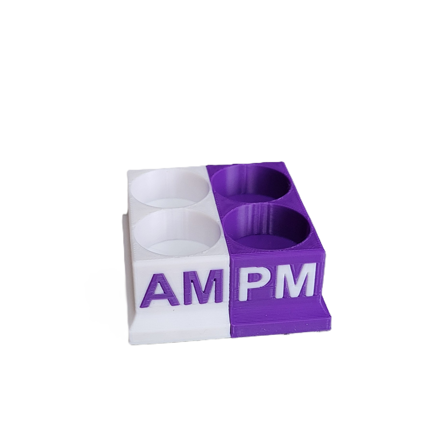 Znet3D Eye Drops Bottle Organizer & Tracker – AM/PM 4-Slot