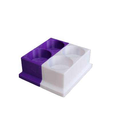 Znet3D Eye Drops Bottle Organizer & Tracker – AM/PM 4-Slot