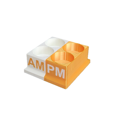 Znet3D Eye Drops Bottle Organizer & Tracker – AM/PM 4-Slot