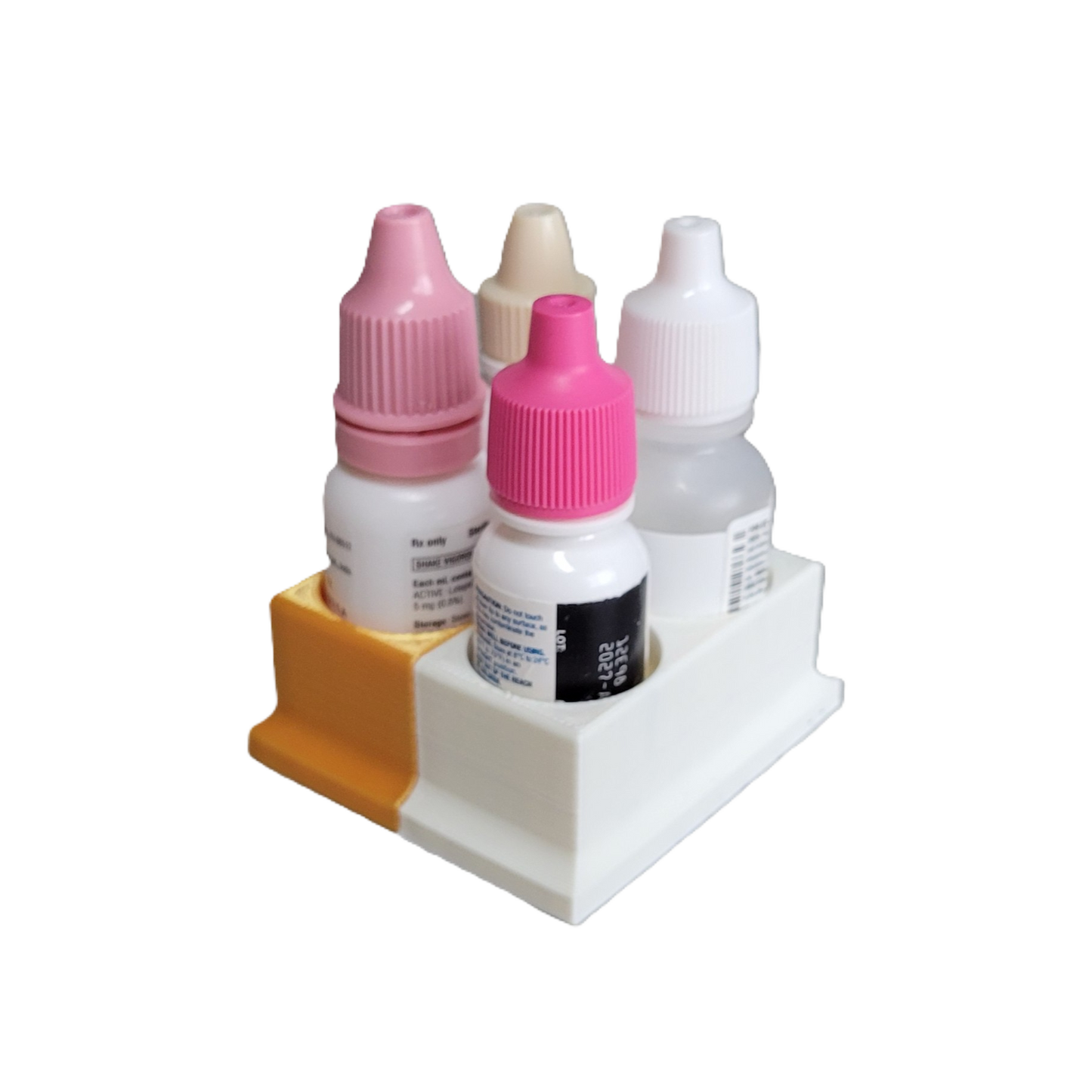 Znet3D Eye Drops Bottle Organizer & Tracker – AM/PM 4-Slot