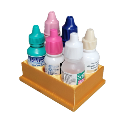 Znet3D Eye Drop Bottles Organizer & Storage – 6-Slot Holder