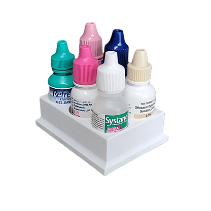 Znet3D Eye Drop Bottles Organizer & Storage – 6-Slot Holder
