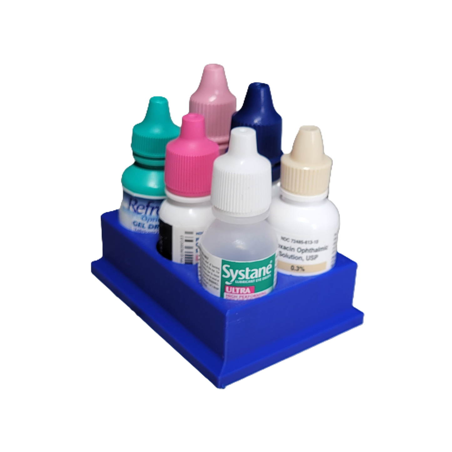 Znet3D Eye Drop Bottles Organizer & Storage – 6-Slot Holder