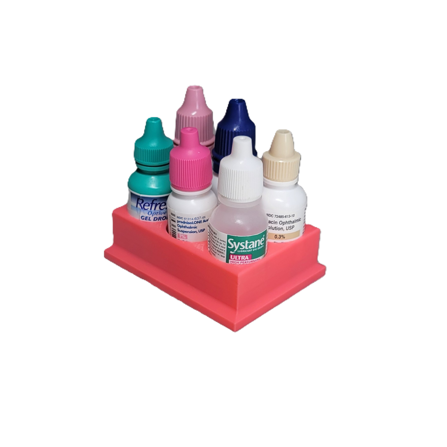 Znet3D Eye Drop Bottles Organizer & Storage – 6-Slot Holder
