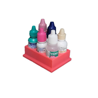 Znet3D Eye Drop Bottles Organizer & Storage – 6-Slot Holder