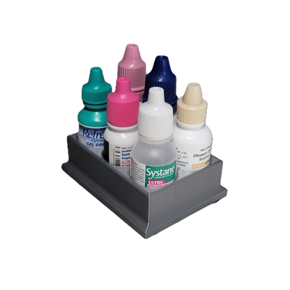 Znet3D Eye Drop Bottles Organizer & Storage – 6-Slot Holder